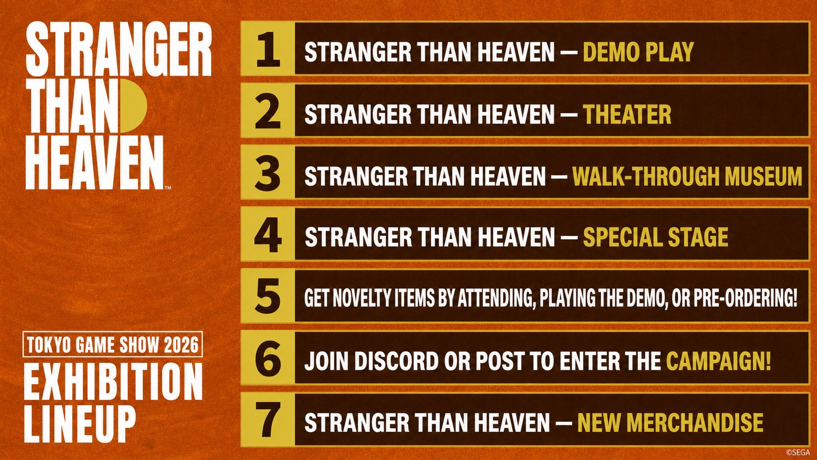 Resumen de las actividades de STRANGER THAN HEAVEN en el TGS2026