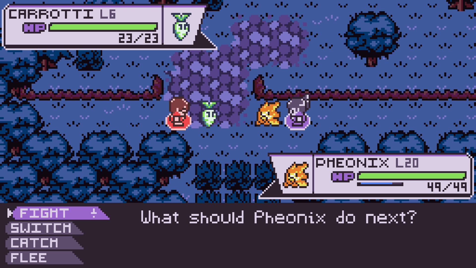 Gameplay screenshot from Dokimon Quest
