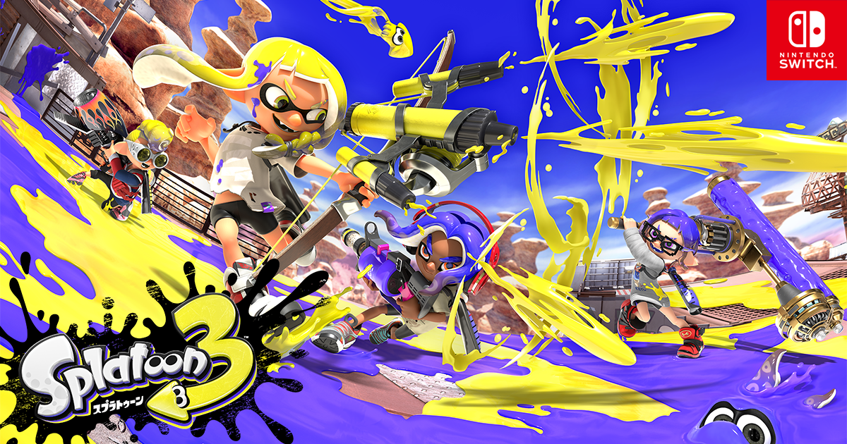 Official artwork for Splatoon 3