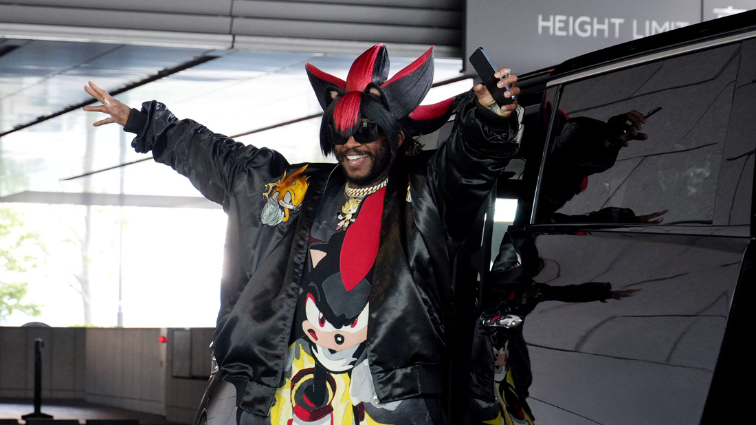 Arriving at SEGA headquarters