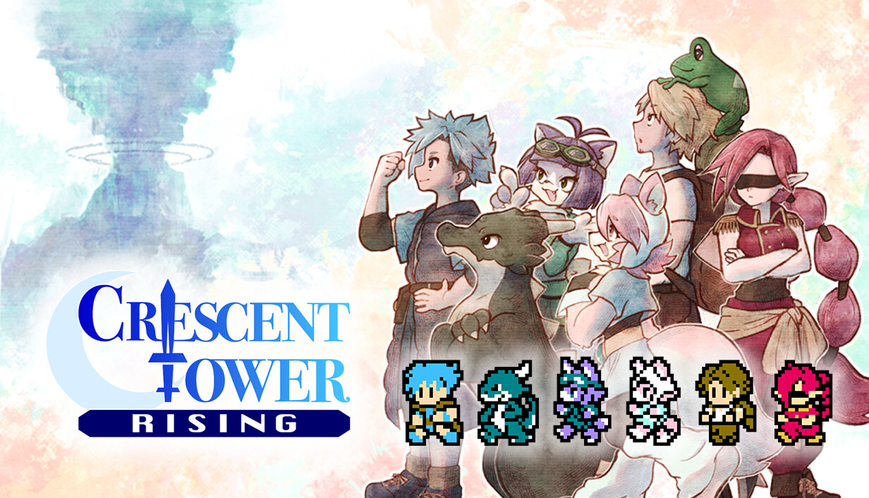 Key visual for “Crescent Tower: RISING”
