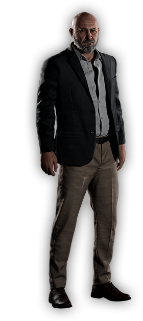 Richard, die Stimme aus dem CRTV, gespielt von Terry O'Quinn