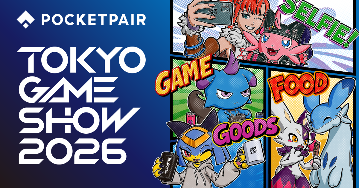 Key visual for Pocketpair's TGS2026 booth