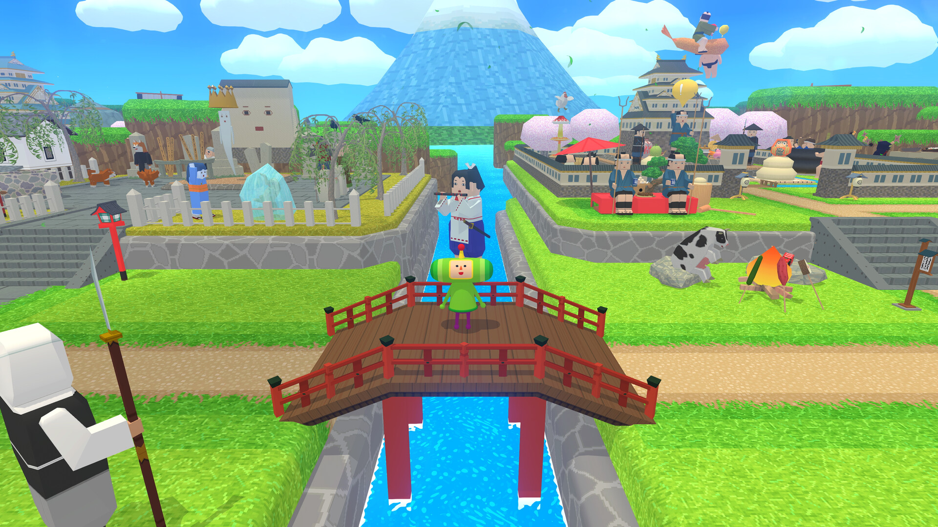 The Edo-period castle town stage