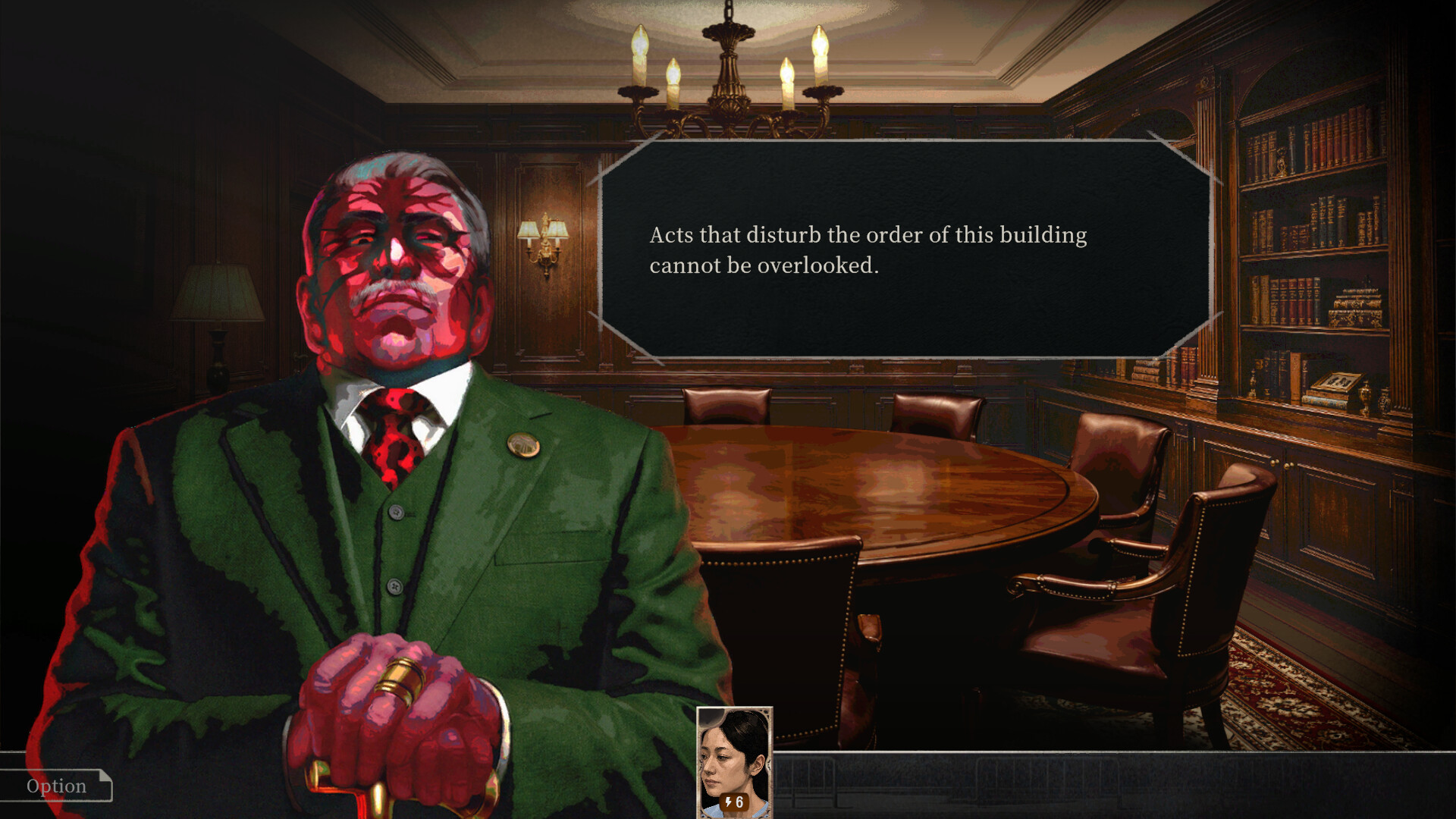 A screenshot from the game