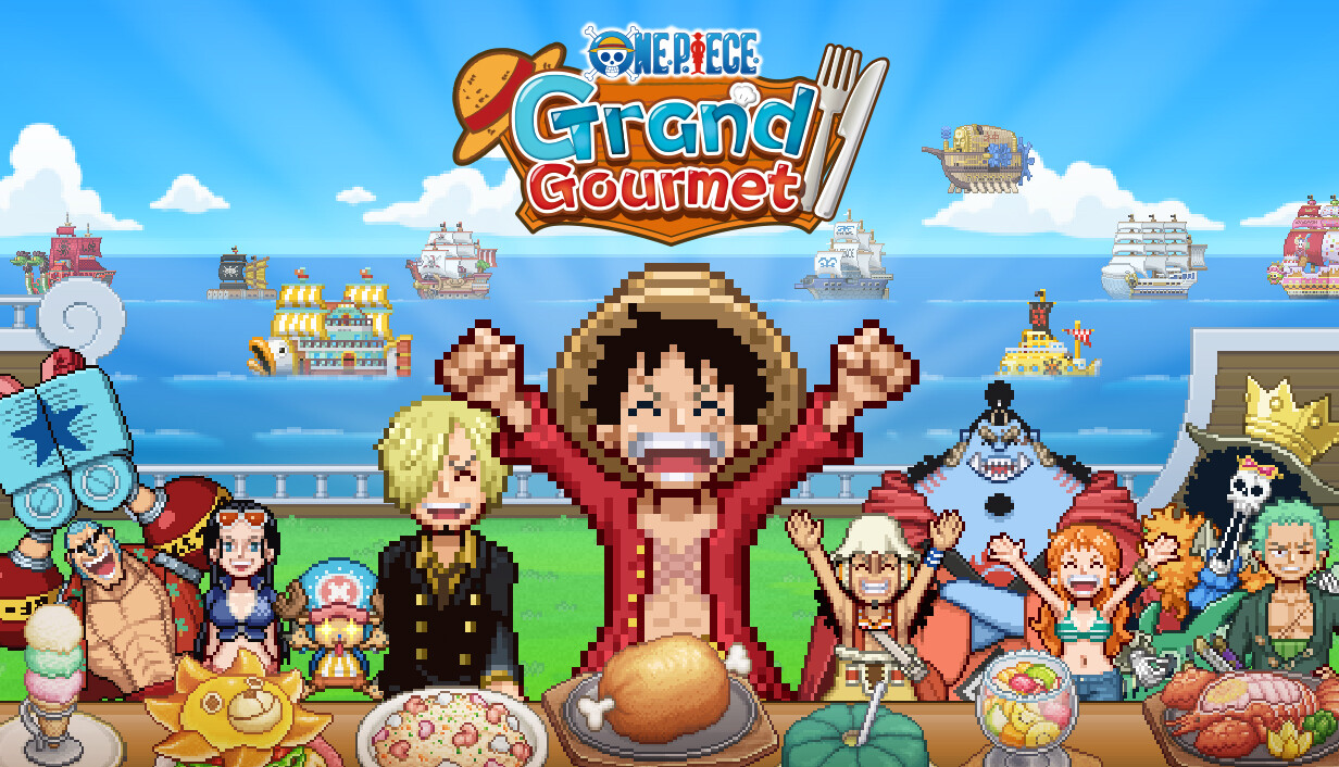 Neue Gerichte bringen den nächsten Gast — Kairosofts ONE PIECE: Grand Gourmet erscheint am 23. Oktober mit mehr als 400 Charakteren in Pixel-Art