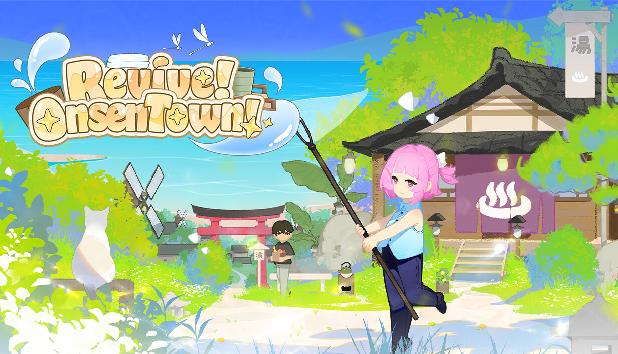 Alterna entre una chica y the Mayor para revivir un pueblo termal en decadencia. El estudio chino detrás de Revive! Onsen Town! lanza una nueva demo en Steam, con arrozales y un rancho