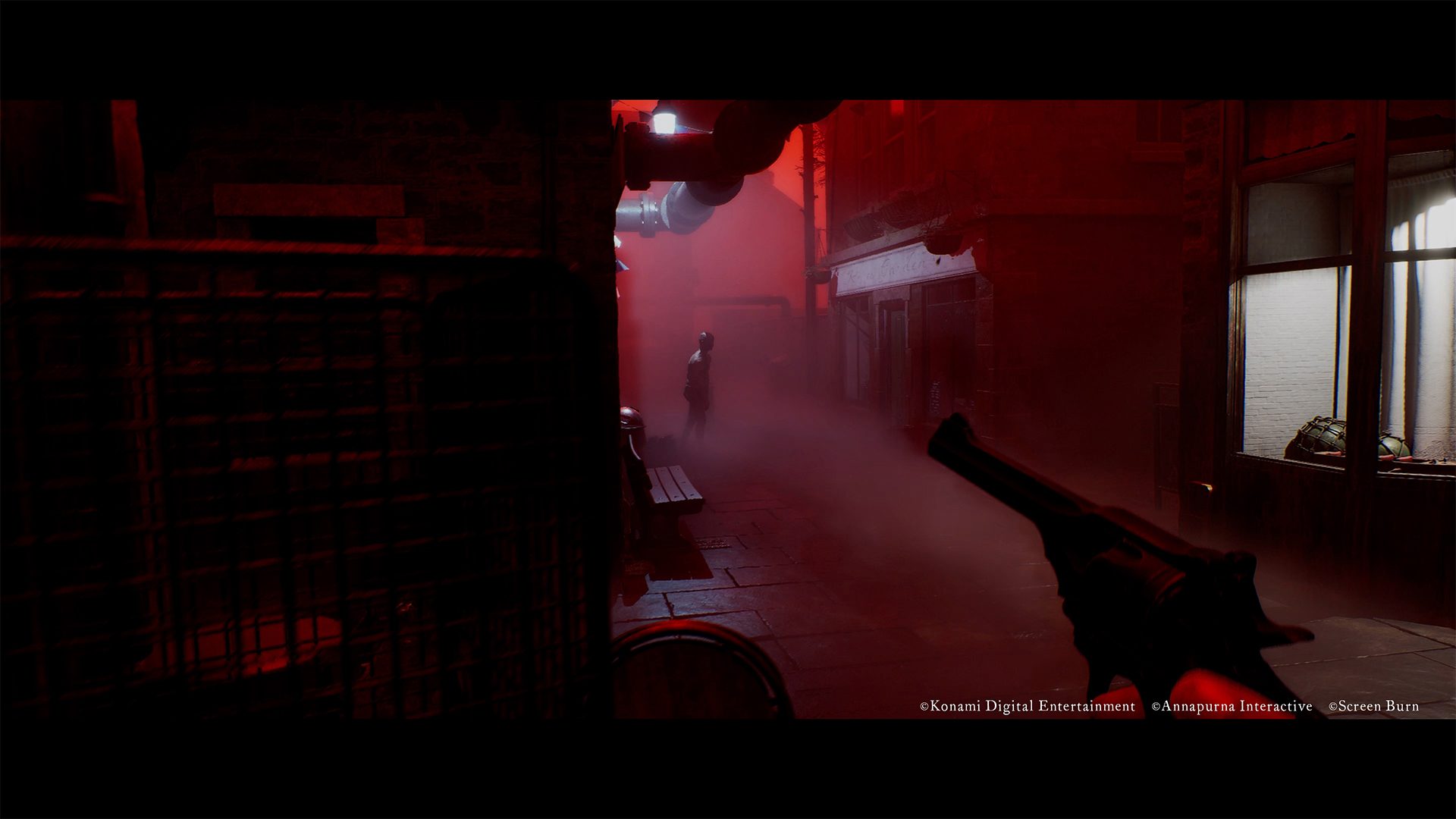 First-person combat screen