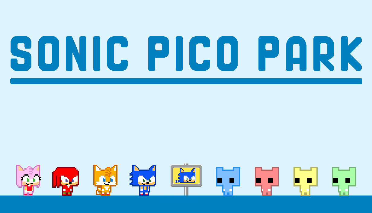 SONIC PICO PARK's director first pictured Tails failing to brake and sending Sonic falling