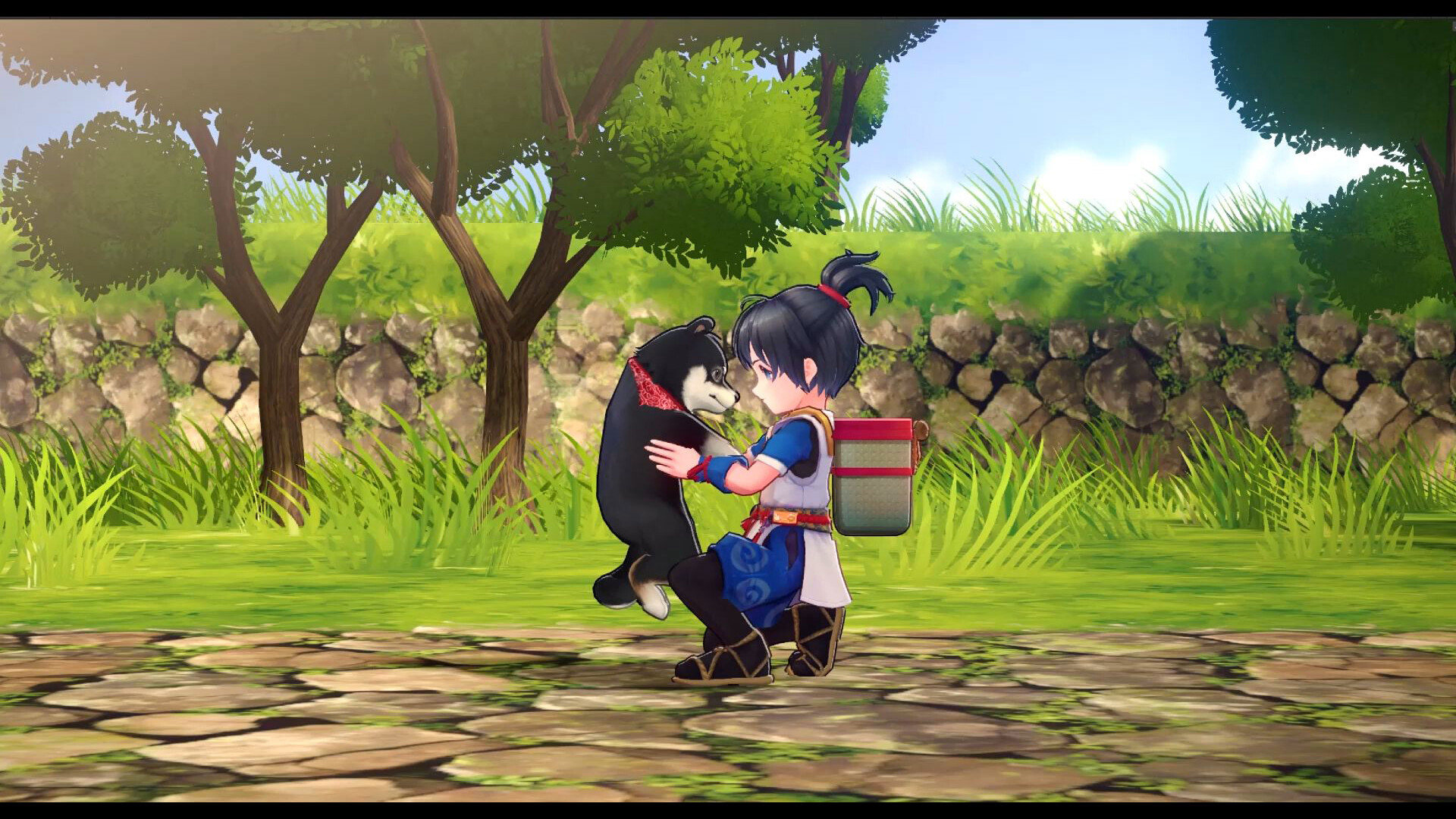 Mononoke No Kuni: a boy's dead Shiba Inu returns as an Inubashira to purify yokai at his side