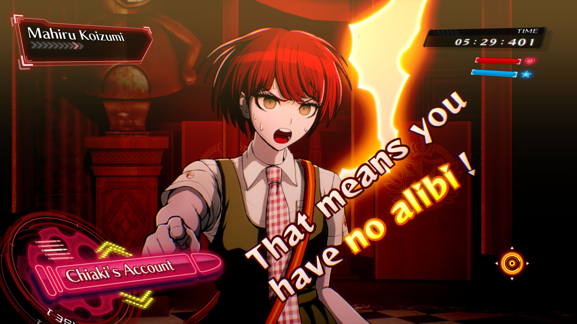 Pantalla de un Class Trial con textos en inglés