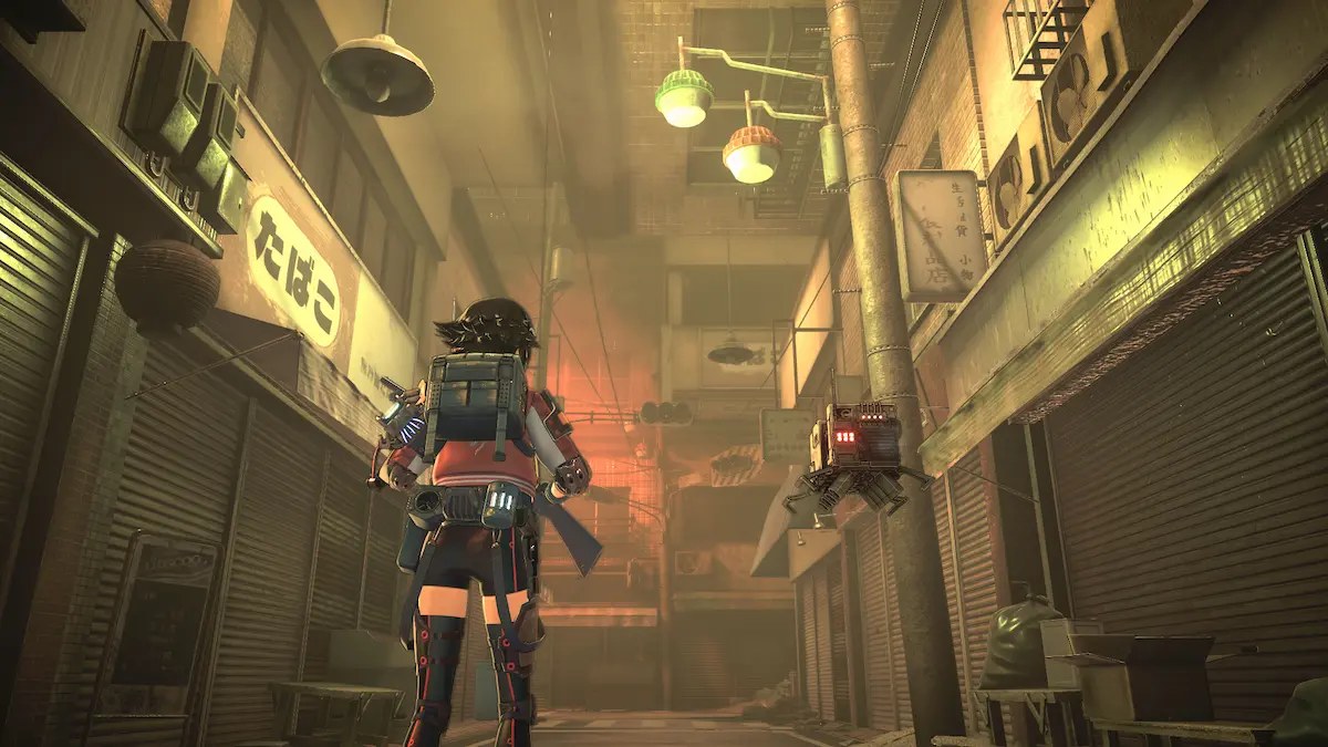 Exploring a shopping street