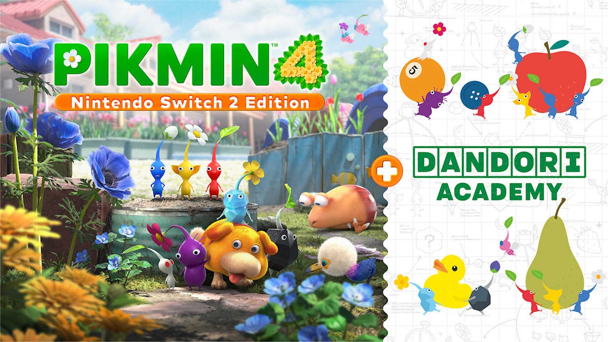Pikmin 4 on Switch 2: unlimited practice, one weekend exam per stage, 72 Dandori Academy stages